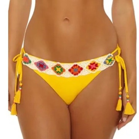 Other - Isabella Rose 1969 Side Tie Swim Bottoms Women's Size Medium